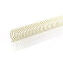 Spiralsaugschlauch L NW 13 mm transparent mit Weisser Spirale