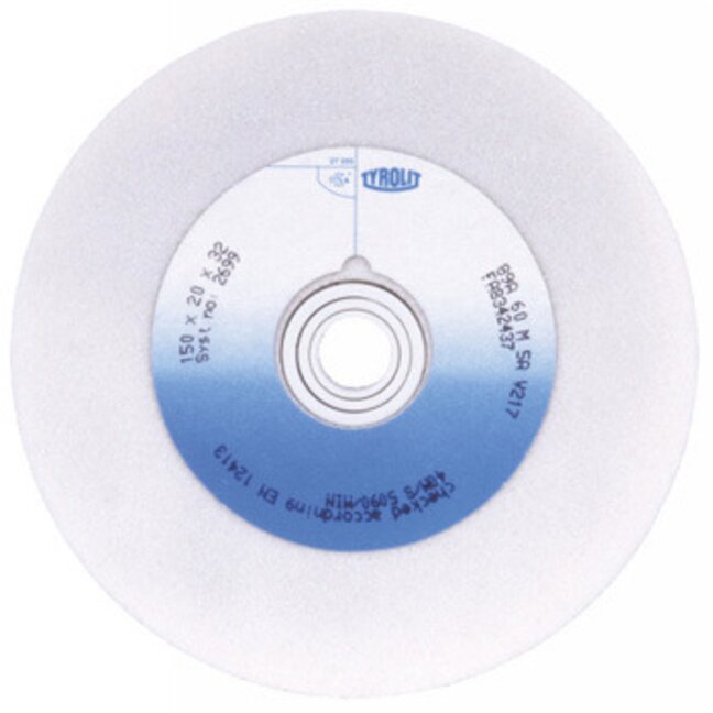 Tyrolit-Schleifbockscheibe Form 1 150 x 20 x 32 mm Spez.: 89A 80 M5A V217 Typ-NR.: 764468
