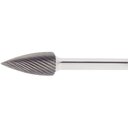 Lukas Hartmetallfrässtift HFG 1225.06 Z7 Spitzbogenform für Stahl