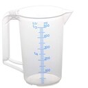 Messbecher 5 l mit Henkel transparent