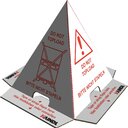 Palettenpyramide "bitte nicht Stapeln" 4500 Stk. / Pal.