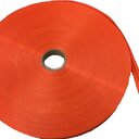 PES-Gurt 25 mm/1,10 mm, orange, 150 m/Rolle Bruchlast ca. 1300kg, max. Höchstbelastung: 160 kg