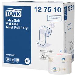 TORK PREMIUM TOILETTENPAPIER 3 LAG. COMPACT 127510